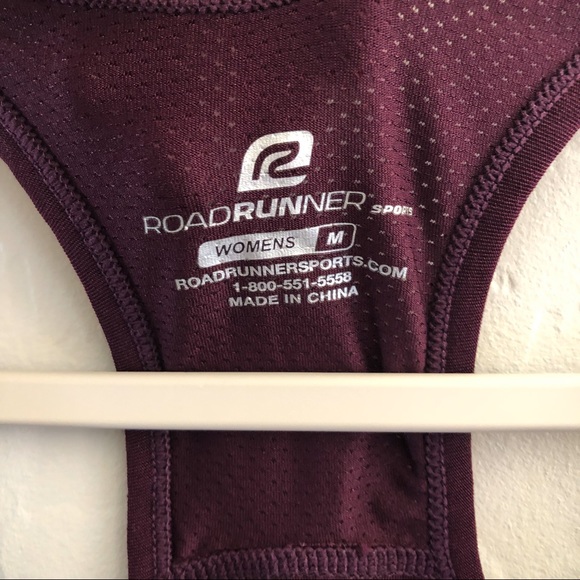 ❌SOLD❌ROAD RUNNER Sports Racerback Tank Top Purple - Picture 3 of 6